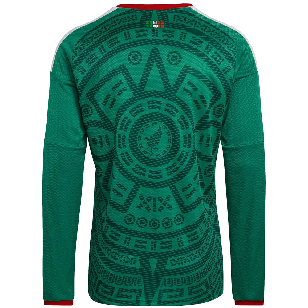 Jersey Mexico 25/26 Longsleeve Home WorldCup back view